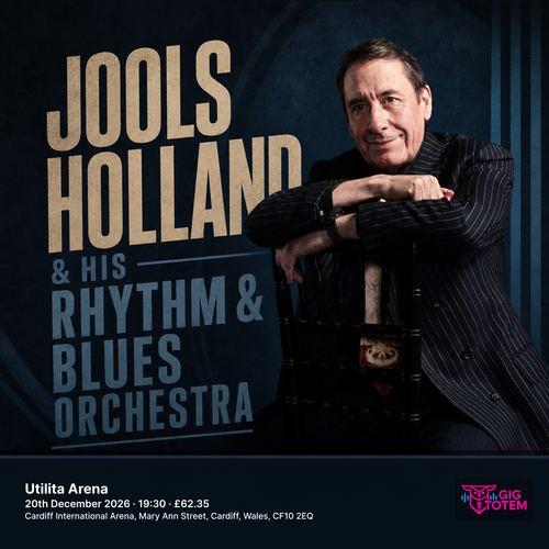 Jools Holland & His Rhythm & Blues Orchestra at Utilita Arena on 20 December 2026 gig poster