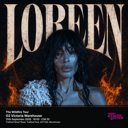 Loreen - The Wildfire Tour Loreen at O2 Victoria Warehouse on 25 September 2026 gig poster