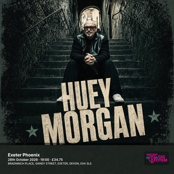 Huey Morgan at Exeter Phoenix on 28 October 2026 gig poster