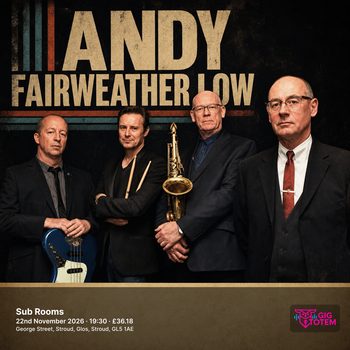 Andy Fairweather Low Andy Fairweather‐Low at Sub Rooms on 22 November 2026 gig poster