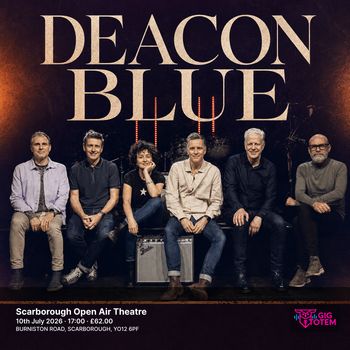 Deacon Blue The Lightning Seeds at Open Air Theatre on 10 July 2026 gig poster