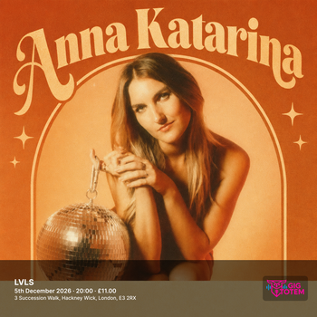 Anna Katarina at LVLS on 5 December 2026 gig poster