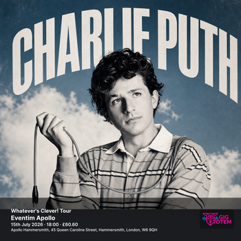 Charlie Puth - Whatever's Clever! Tour Charlie Puth, Bradley Simpson at Eventim Apollo on 15 July 2026 gig poster