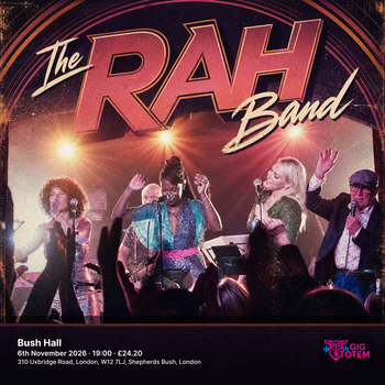 The RAH Band at Bush Hall on 6 November 2026 gig poster