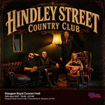 Hindley Street Country Club at Royal Concert Hall on 16 April 2027 gig poster