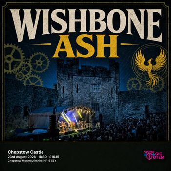 Wishbone Ash Clearwater Creedence Revival (Peter Barton) at Chepstow Castle on 23 August 2026 gig poster