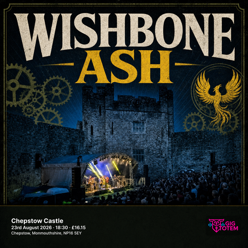 Wishbone Ash Clearwater Creedence Revival (Peter Barton) at Chepstow Castle on 23 August 2026 gig poster