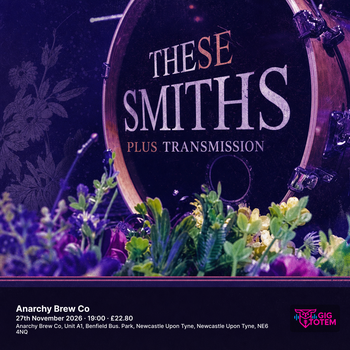 These Smiths Plus Transmission at Anarchy Brew Co on 27 November 2026 gig poster