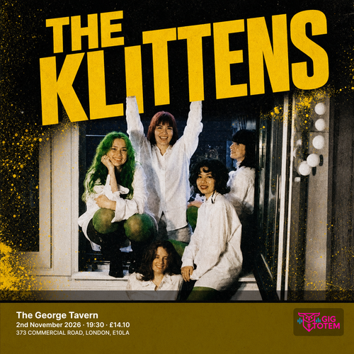 The Klittens at The George Tavern on 2 November 2026 gig poster