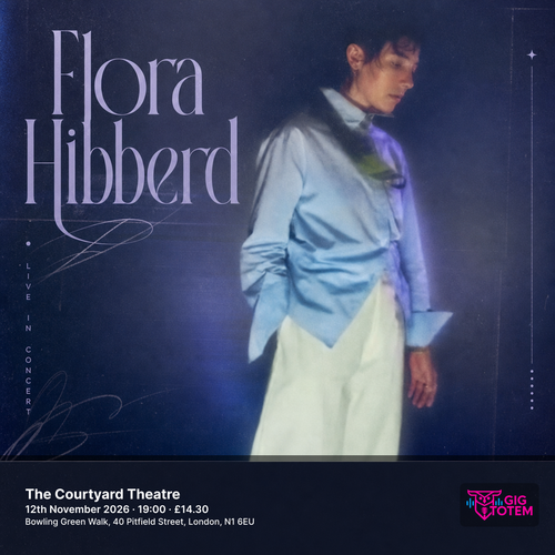 Flora Hibberd at The Courtyard Theatre on 12 November 2026 gig poster