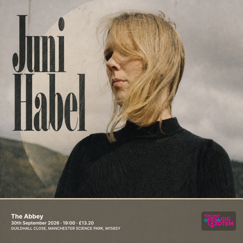 Juni Habel at The Abbey on 30 September 2026 gig poster