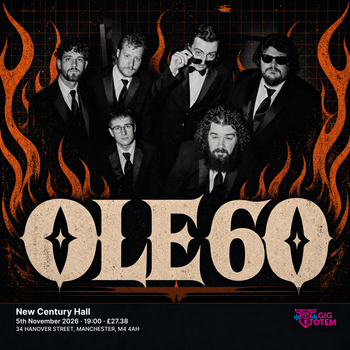 Ole 60 at New Century Hall on 5 November 2026 gig poster