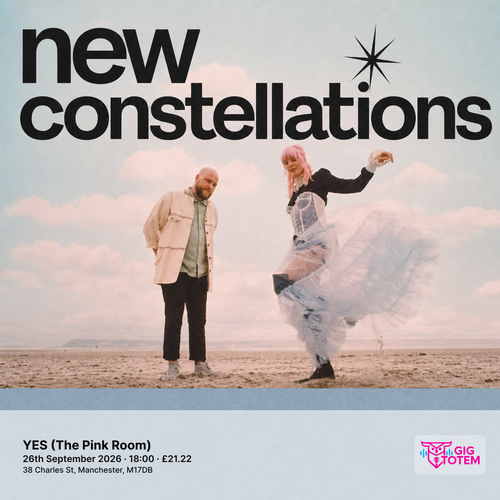 New Constellations at YES (The Pink Room) on 26 September 2026 gig poster