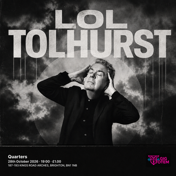 Lol Tolhurst Guest Evi Vine at Quarters on 28 October 2026 gig poster