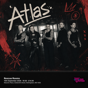 Atlas Sunborn at Rescue Rooms on 10 September 2026 gig poster
