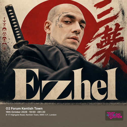 Ezhel at O2 Forum Kentish Town on 18 October 2026 gig poster