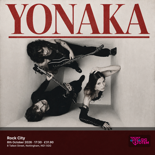 Yonaka SNAYX at Rock City on 8 October 2026 gig poster