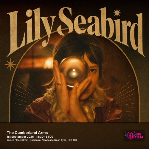 Lily Seabird at The Cumberland Arms on 1 September 2026 gig poster