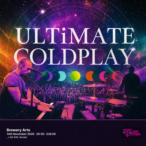 Ultimate Coldplay at Brewery Arts on 14 November 2026 gig poster