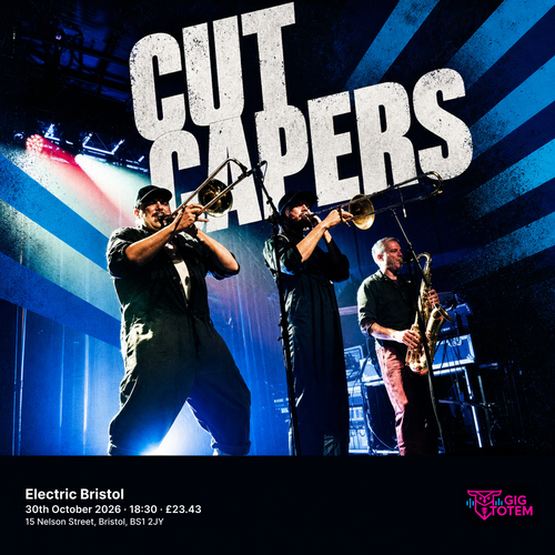 Cut Capers at Electric Bristol on 30 October 2026 gig poster