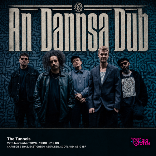 An Dannsa Dub at The Tunnels on 27 November 2026 gig poster
