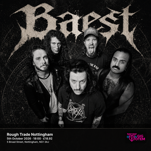 Baest at Rough Trade Nottingham on 5 October 2026 gig poster