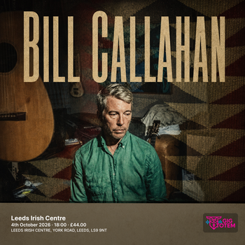 Bill Callahan at Irish Centre on 4 October 2026 gig poster