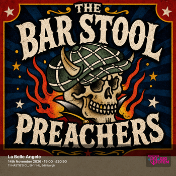 The Bar Stool Preachers at La Belle Angele on 14 November 2026 gig poster