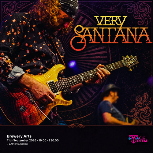 Very Santana at Brewery Arts on 11 September 2026 gig poster