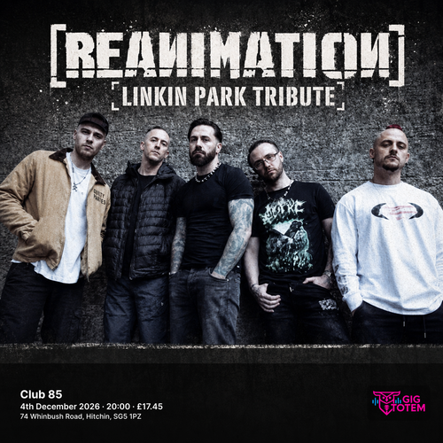 REANIMATION LINKIN PARK TRIBUTE at Club 85 on 4 December 2026 gig poster