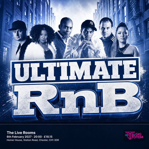 ULTIMATE RNB at The Live Rooms on 6 February 2027 gig poster