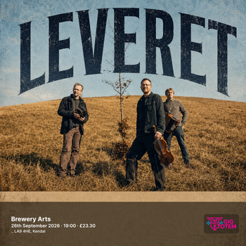 Leveret at Brewery Arts on 26 September 2026 gig poster