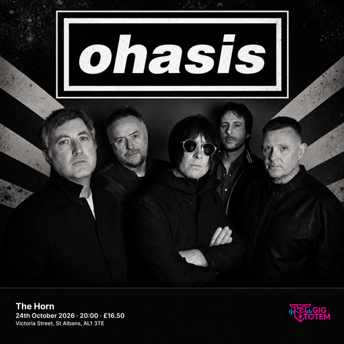 OHASIS at The Horn on 24 October 2026 gig poster