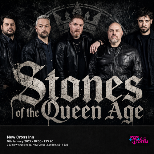 Stones of the Queen Age at New Cross Inn on 9 January 2027 gig poster