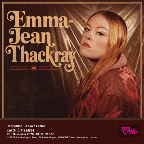 Emma-Jean Thackray: Dear Miles - A Love Letter Emma-Jean Thackray at EartH (Theatre) on 13 November 2026 gig poster