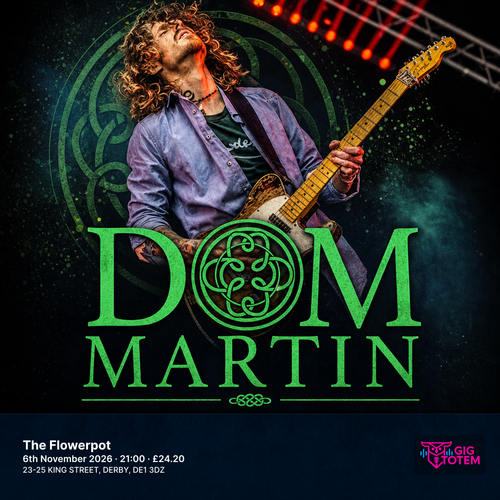 Dom Martin LIGHTNING THREADS at The Flowerpot on 6 November 2026 gig poster