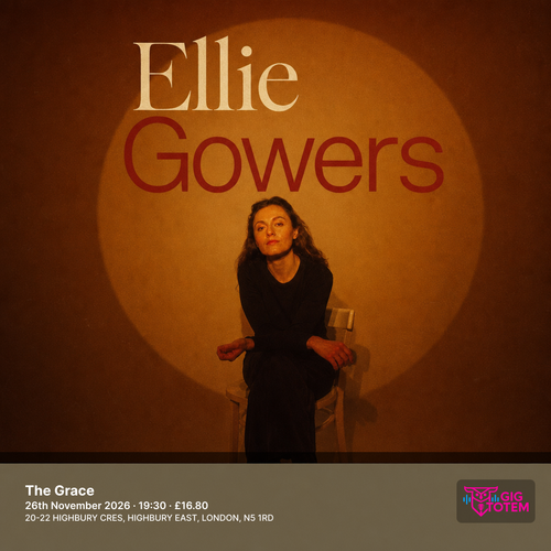 Ellie Gowers at The Grace on 26 November 2026 gig poster