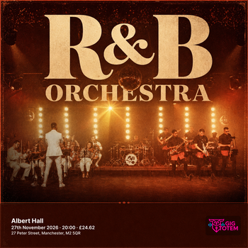 R&B Orchestra at Albert Hall on 27 November 2026 gig poster
