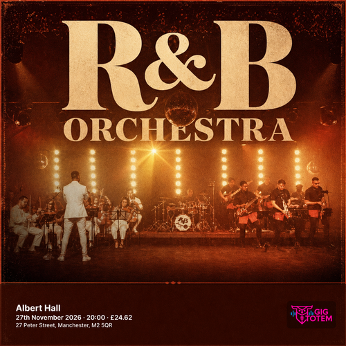 R&B Orchestra at Albert Hall on 27 November 2026 gig poster