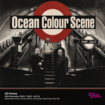 Ocean Colour Scene The Enemy at AO Arena on 28 November 2026 gig poster
