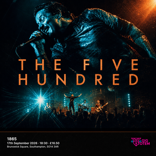 The Five Hundred at 1865 on 17 September 2026 gig poster