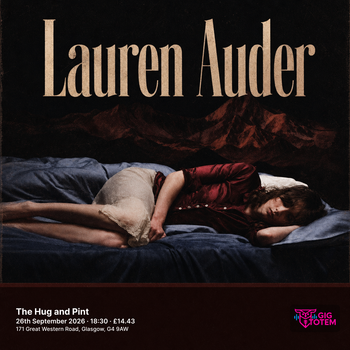Lauren Auder at The Hug and Pint on 26 September 2026 gig poster