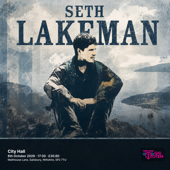 Seth Lakeman at City Hall on 8 October 2026 gig poster