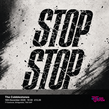 Stop Stop at The Cobblestones on 19 December 2026 gig poster