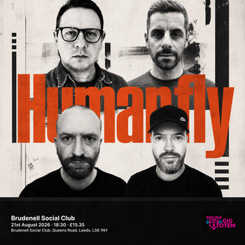 HUMANFLY Remote Viewing at Brudenell Social Club on 21 August 2026 gig poster