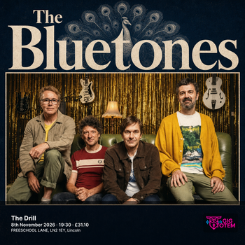 The Bluetones at The Drill on 8 November 2026 gig poster