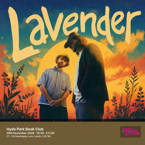 lavender at Hyde Park Book Club on 26 November 2026 gig poster