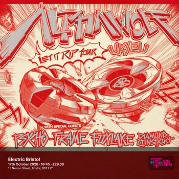 Alpha Wolf PSYCHO-FRAME at Electric Bristol on 17 October 2026 gig poster