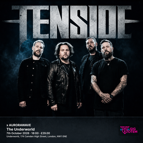 TENSIDE x AURORAWAVE Tenside, aurorawave at The Underworld on 7 October 2026 gig poster