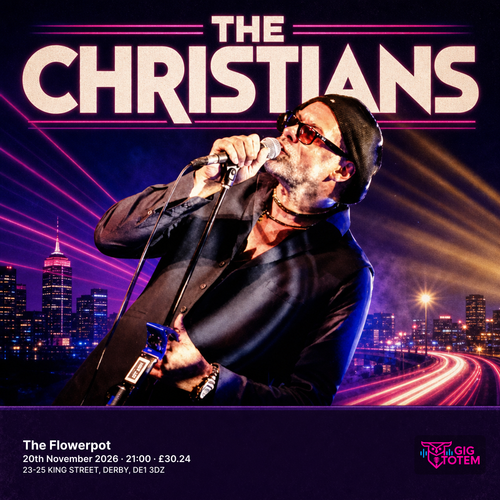 The Christians at The Flowerpot on 20 November 2026 gig poster